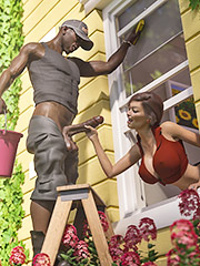 You look so good with that fat cock in your slutty mouth babe - A day in the life of Mrs. Parker by Tab109