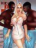 Shit, that feels good - Interracial cartoon porn by Michi