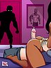 Dad got home early - Interracial toon by Moose