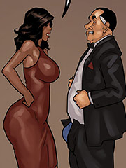I just flashed him my tit and he was in a daze - The mayor 6